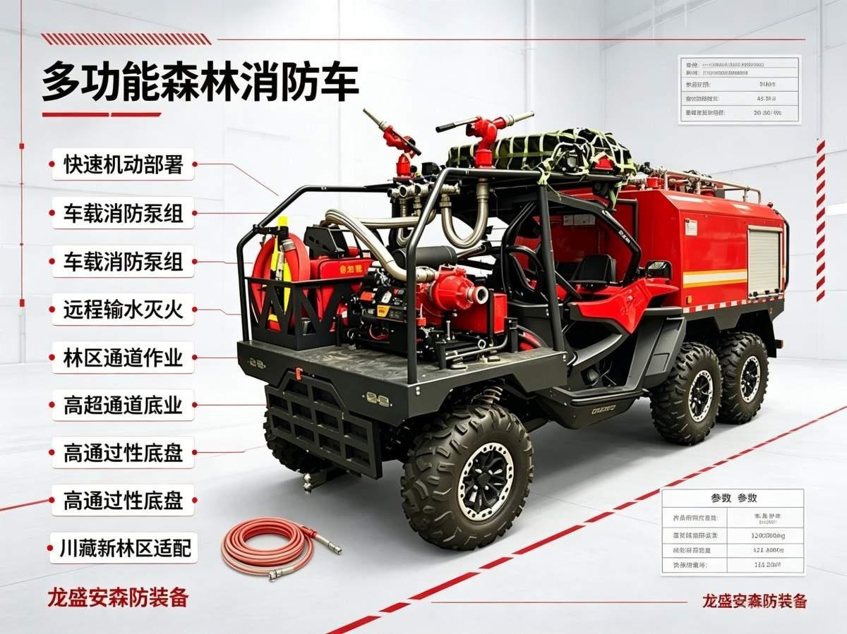 四驱森林消防车