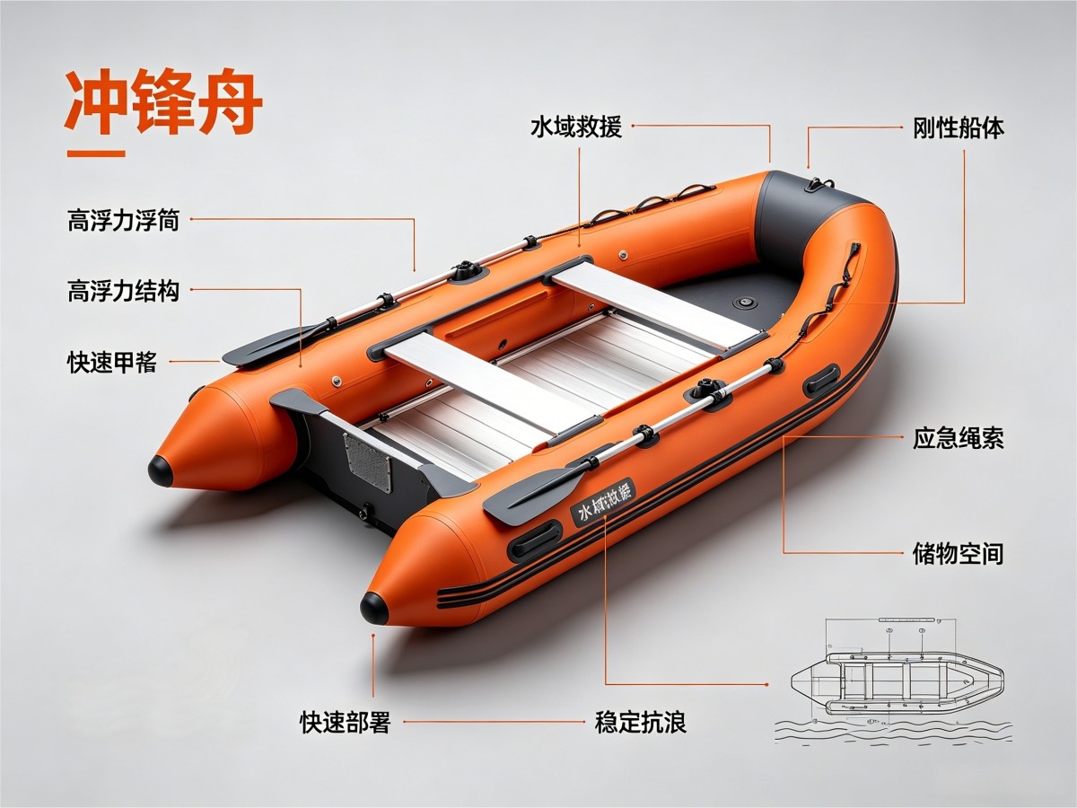 防汛救援冲锋舟