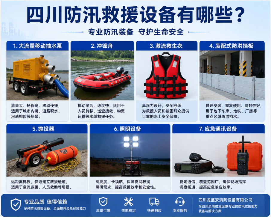 四川防汛救援设备有哪些?(图1)