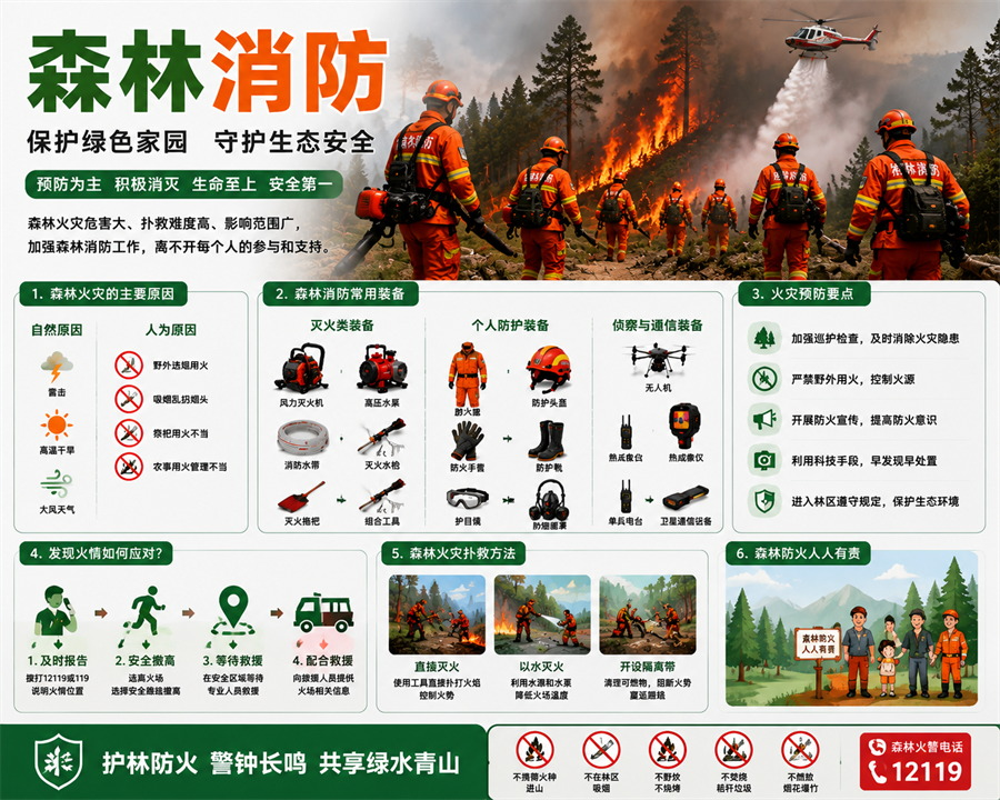 森林消防装备有哪些？(图1)